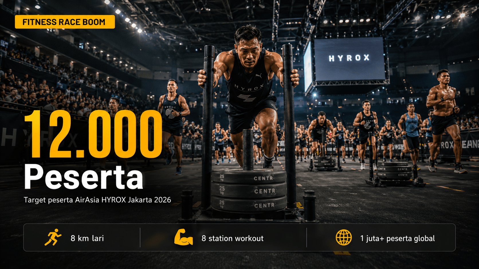 HYROX Viral di Indonesia 2026, Ini Alasan Semua Orang Ikut