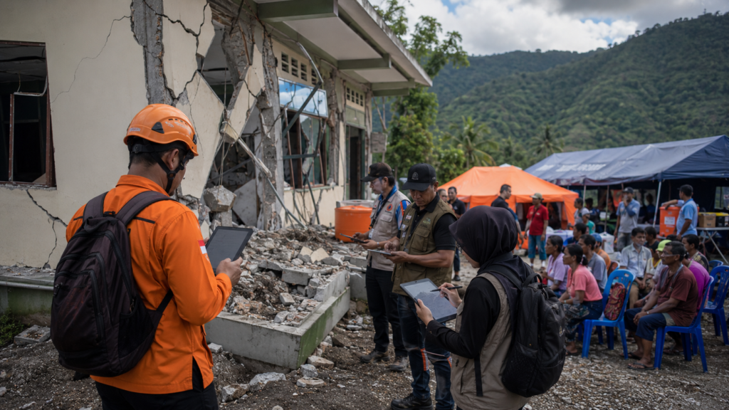 Gempa Flores: Jangan Panik, Ini Pertolongan Pertama yang Wajib Diketahui 3 Tim tanggap darurat mendata kerusakan akibat gempa Flores