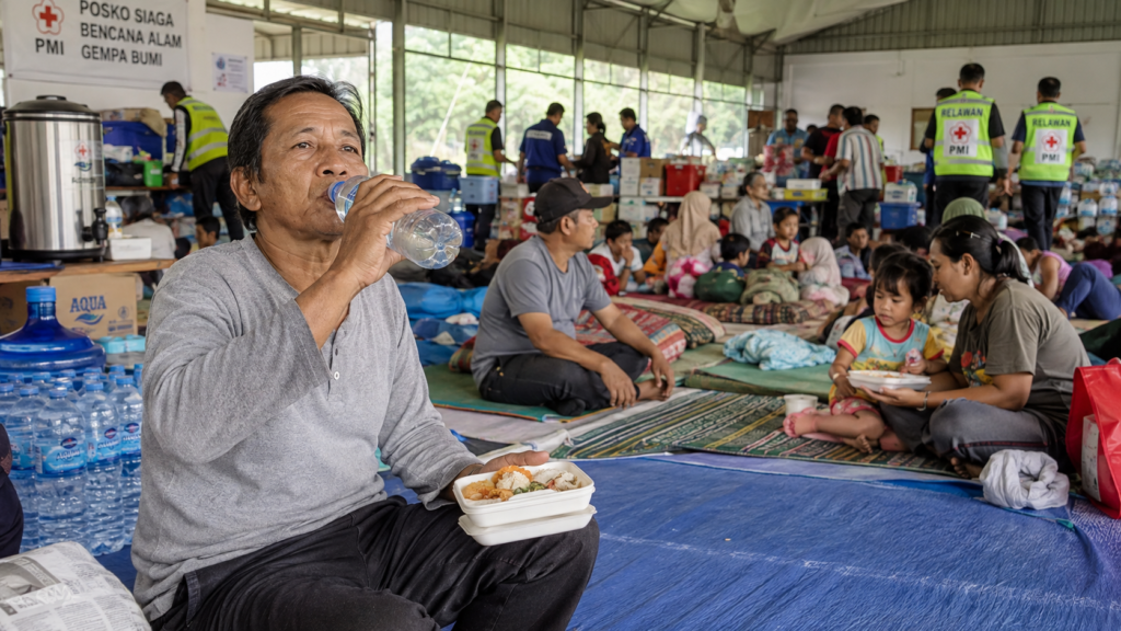 Gempa Flores: Jangan Panik, Ini Pertolongan Pertama yang Wajib Diketahui 10 Warga menjaga hidrasi, makanan dan istirahat selama masa tanggap darurat